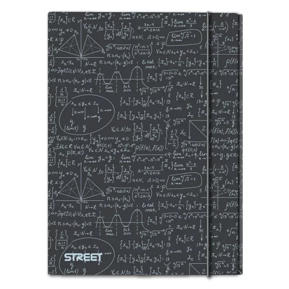 Gumis mappa STREET A/4 1 cm gerincvastag Math