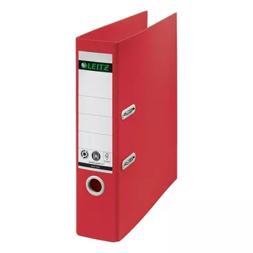 Iratrendező LEITZ Recycle A/4 80 mm 180° piros
