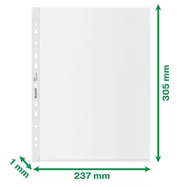   Lefűzhető genotherm LEITZ Recycle A/4 maxi 100 mikron narancsos 25 darabos