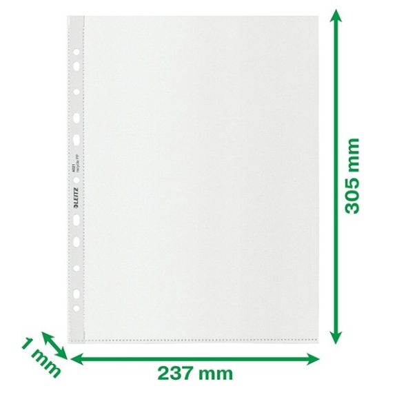 Lefűzhető genotherm LEITZ Recycle A/4 maxi 100 mikron narancsos 25 darabos