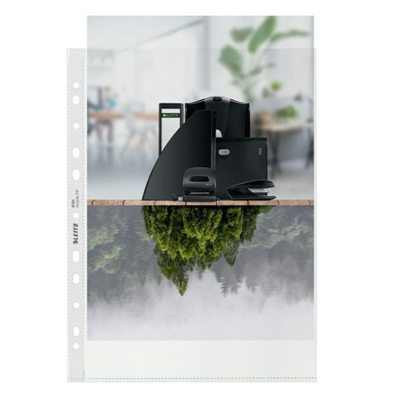 Lefűzhető genotherm LEITZ Recycle A/4 100 mikron narancsos 25 darabos