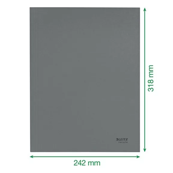 Iratgyűjtő LEITZ Recycle  A/4 3 pólyás karton kék
