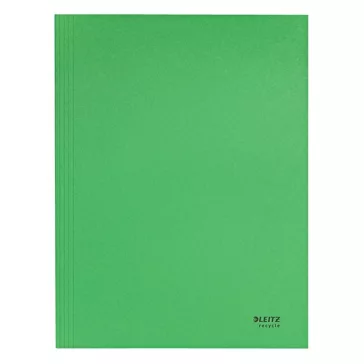Iratgyűjtő LEITZ Recycle  A/4 3 pólyás karton zöld