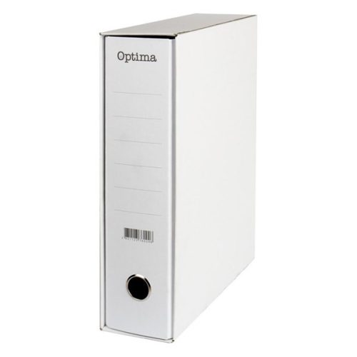 Iratrendező tokos OPTIMA A/4 80mm fehér