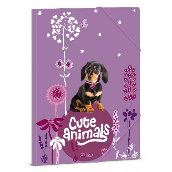 Gumis mappa ARS UNA A/4 Cute Animals-Puppy
