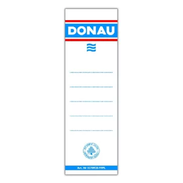   Cserecímke iratrendezőhöz DONAU 48x153 cm kétoldalas fehér