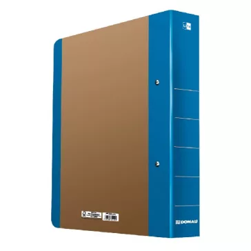   Gyűrűskönyv DONAU Life A/4 50 mm 2 gyűrű karton neon kék-barna