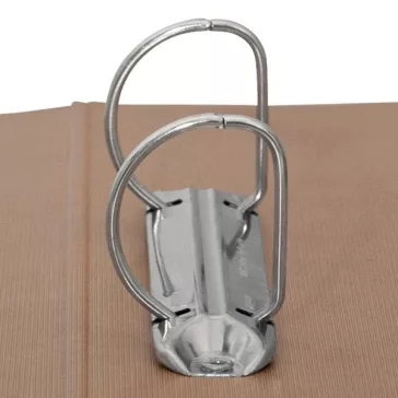   Gyűrűskönyv DONAU Life A/4 50 mm 2 gyűrű karton neon rózsaszín-barna