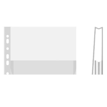   Lefűzhető genotherm DONAU Jumbo A/4 maxi 170 mikron katalógushoz víztiszta 12 darabos