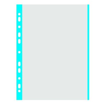   Lefűzhető genotherm DONAU A/4 40 mikron víztiszta kék szélű 100 darabos