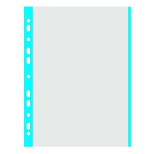 Lefűzhető genotherm DONAU A/4 40 mikron víztiszta kék szélű 100 darabos