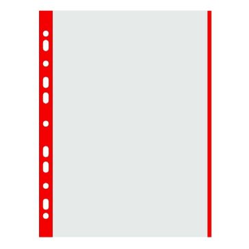   Lefűzhető genotherm DONAU A/4 40 mikron víztiszta piros szélű 100 darabos