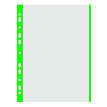   Lefűzhető genotherm DONAU A/4 40 mikron víztiszta zöld szélű 100 darabos