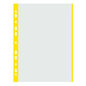   Lefűzhető genotherm DONAU A/4 40 mikron víztiszta sárga szélű 100 darabos