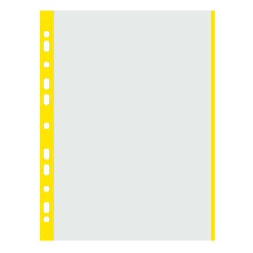   Lefűzhető genotherm DONAU A/4 40 mikron víztiszta sárga szélű 100 darabos