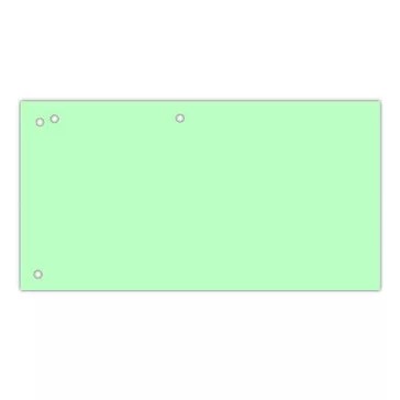 Elválasztócsík DONAU 105x235 mm karton zöld 100 darabos