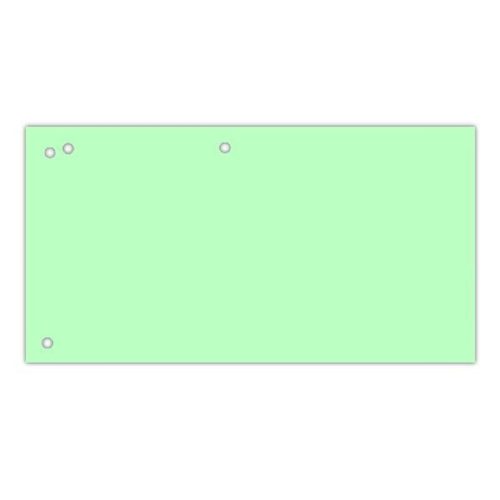 Elválasztócsík DONAU 105x235 mm karton zöld 100 darabos