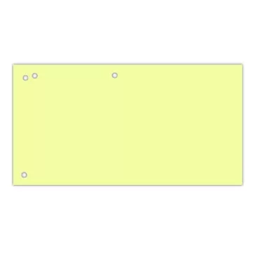 Elválasztócsík DONAU 105x235 mm karton sárga 100 darabos