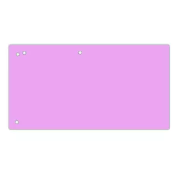  Elválasztócsík DONAU 105x235 mm karton rózsaszín 100 darabos