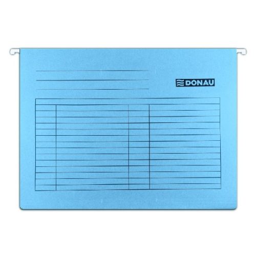 Függőmappa DONAU A/4 karton kék 25 darabos