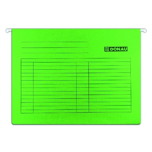 Függőmappa DONAU A/4 karton zöld 25 darabos