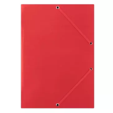 Gumis mappa DONAU A/4 karton piros