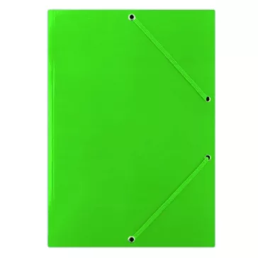 Gumis mappa DONAU A/4 karton zöld