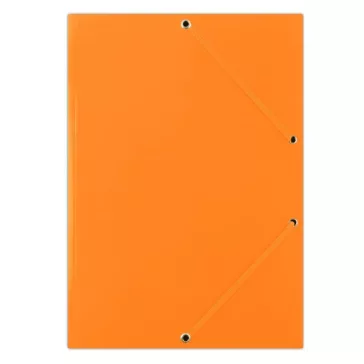 Gumis mappa DONAU A/4 karton narancssárga