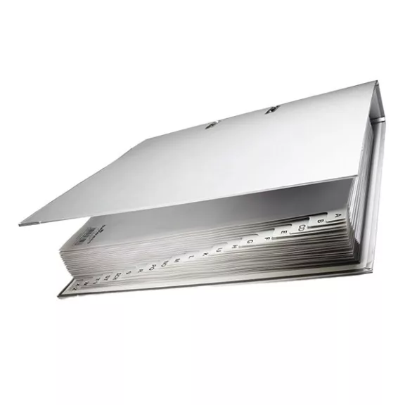 Regiszter DURABLE műanyag nyomtatott A/4 A-Z 20 részes szürke