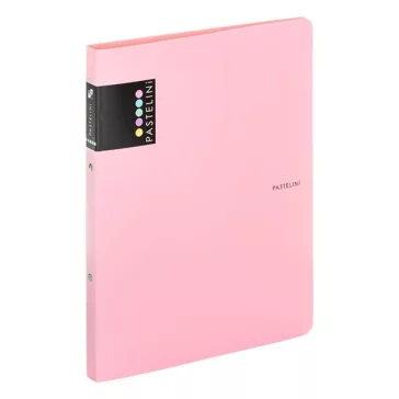 Gyűrűskönyv PASTELINI A/4 2 gyűrű PP 20 mm pink