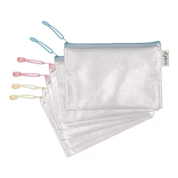 Irattasak DJOIS A/5 cipzáras pasztell színekben