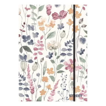 Gumis mappa STREET A/4 1 cm gerincvastag Happy