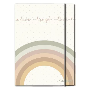 Gumis mappa STREET A/4 1 cm gerincvastag Happy