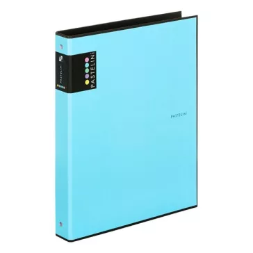 Gyűrűskönyv PASTELINI A/4 4 gyűrű PP 40mm kék
