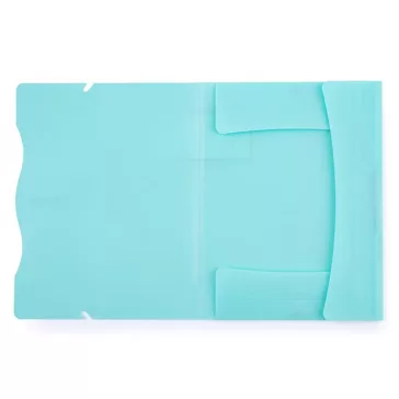 Gumis mappa PASTELINI PP A/4 zöld