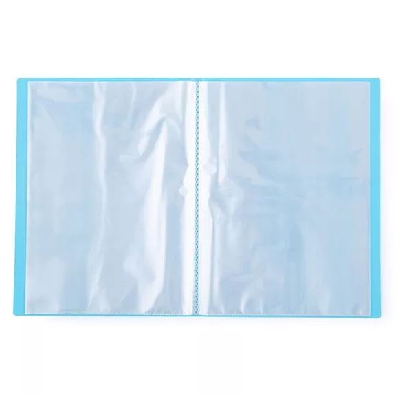 Iratvédő mappa PASTELINI A/4 20 zsebes kék