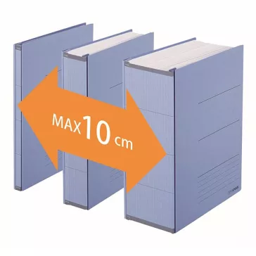   Iratrendező PLUS Zero Max A/4 bővíthető 18-118 mm szürke