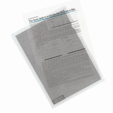   Genotherm "L" PLUS A/4 adatvédelmi szöveget titkosító fehér 5 darabos