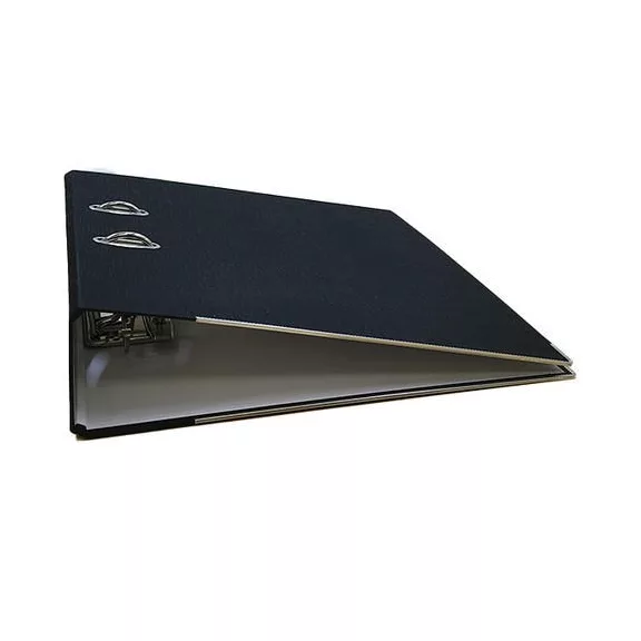 Iratrendező OPTIMA A/4 75 mm élvédő sínnel fekete