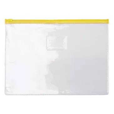 Irattasak OPTIMA 385 x 285 mm cipzáras átlátszó