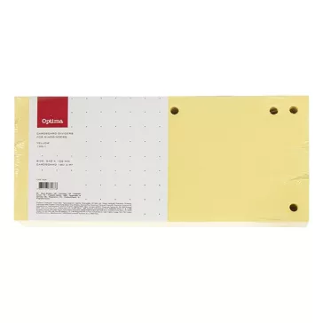 Elválasztócsík OPTIMA 105x240mm sárga 100 darabos