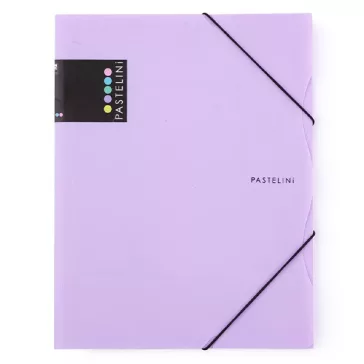 Gumis mappa PASTELINI PP A/4 lila