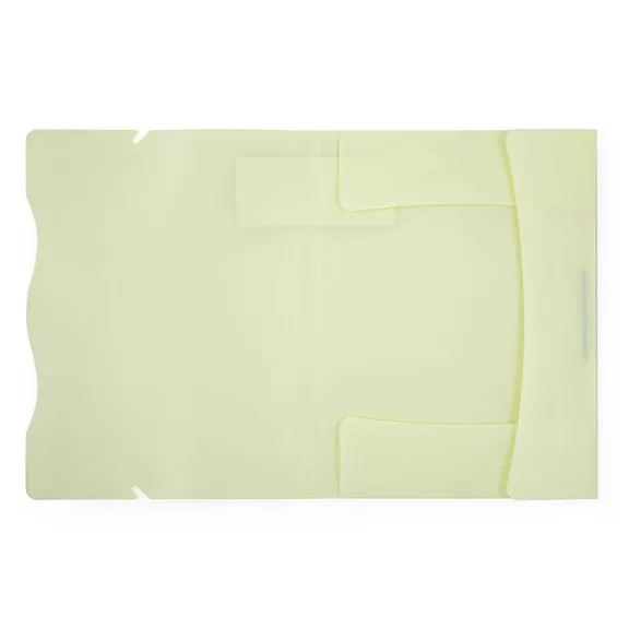 Gumis mappa PASTELINI PP A/4 sárga