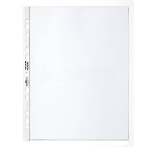Lefűzhető genotherm DURABLE PP A/4 extra széles 90 mikron víztiszta 50 darabos