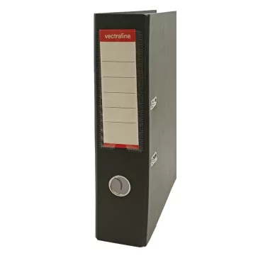 Iratrendező VECTRALINE A/4 75 mm élvédő sínnel fekete