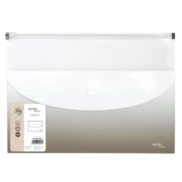   Irattasak SPOKO ReLeaf Gradient PP A/4 cipzáras és A/5 patentos szürke