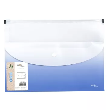   Irattasak SPOKO ReLeaf Gradient PP A/4 cipzáras és A/5 patentos kék