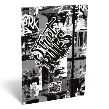 Gumis mappa LIZZYSULI A/4 Streer rules