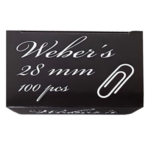 Gemkapocs WEBER'S 28mm nikkel 100 darabos