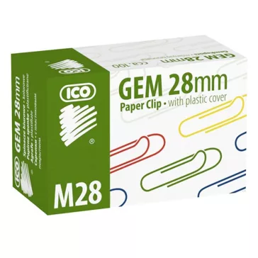 Gemkapocs ICO M28 28mm színes 100 darabos